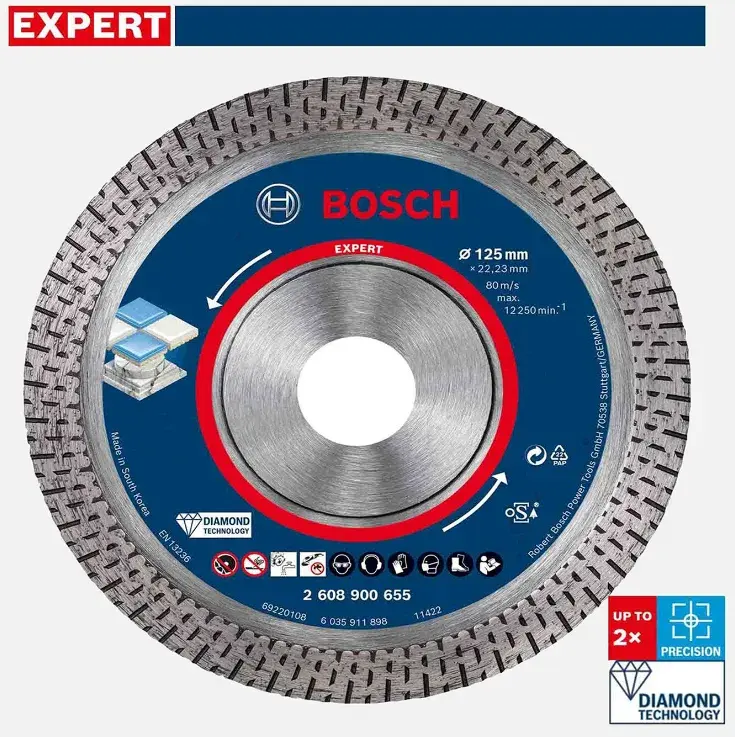 Bosch Expert HardCeramic Elmas Kesme Diski 125x22,23 mm ürün görseli