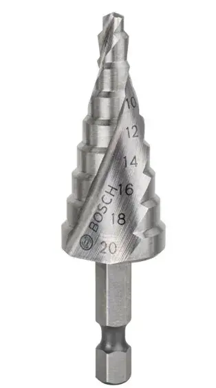 Bosch HSS 9 Kademeli Matkap Ucu HEX 4-20mm ürün görseli