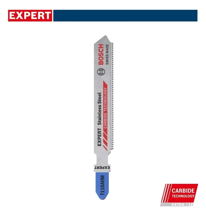 Bosch EXPERT T 118 AHM 3'lü Paslanmaz Dekupaj Bıçağı ürün görseli