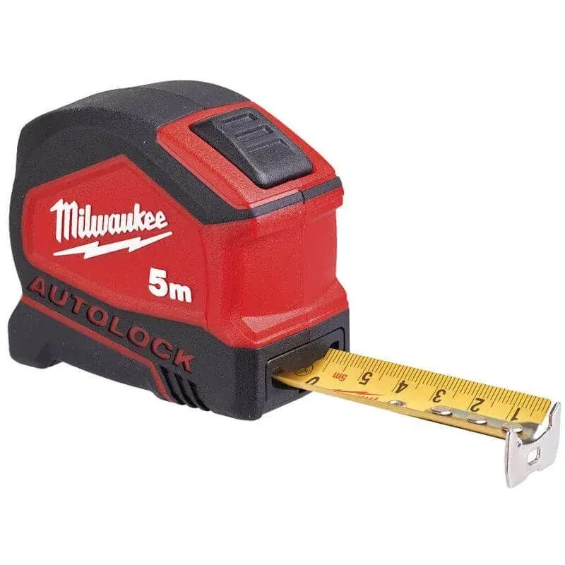 Milwaukee Otomatik Kilitlemeli Şerit Metre Autolock 5m ürün görseli
