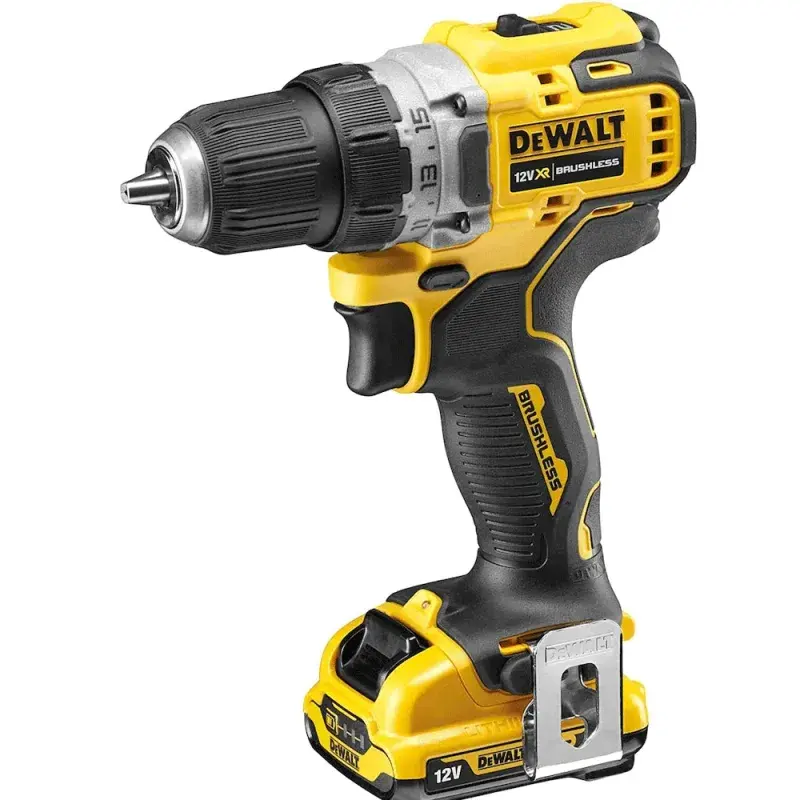 Dewalt DCD701D2 12V 2.0AH LI-ON Kömürsüz Çift Akülü Kompakt Darbeli Matkap ürün görseli