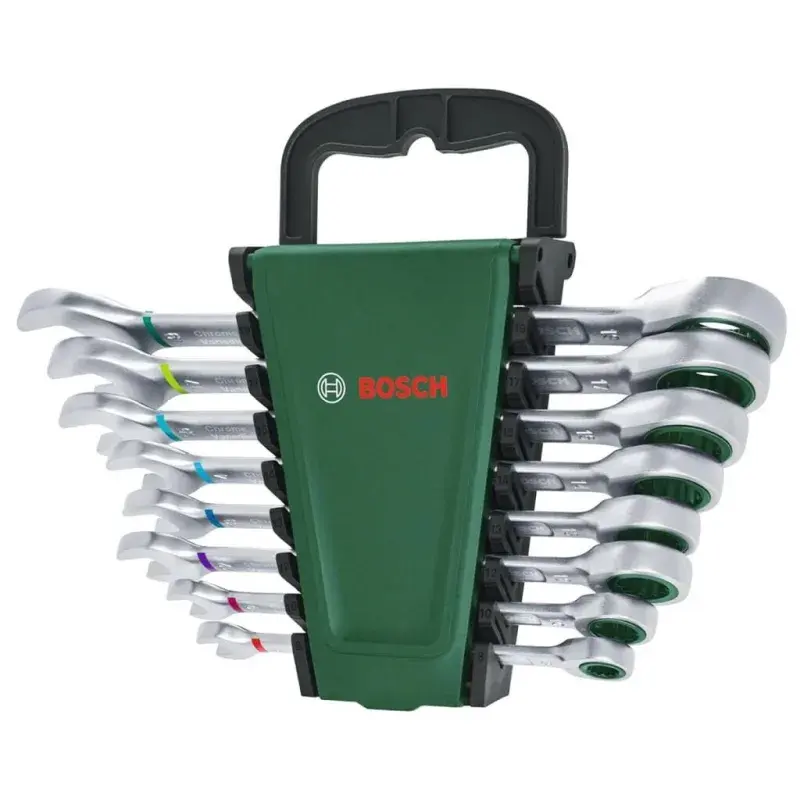 Bosch 1600A027PS 1/4'' Cırcırlı 8 Parça Kombine Anahtar Seti ürün görseli