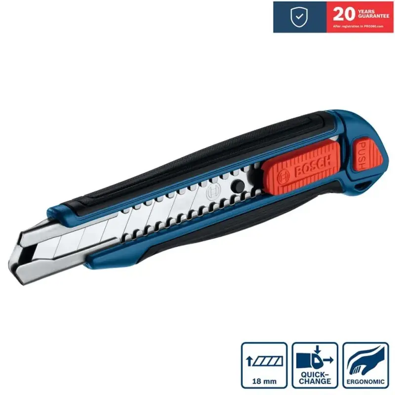 Bosch 1600A01TH6 Professional 18 mm Maket Bıçağı ürün görseli