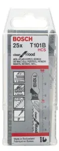Bosch Ahşap Dekupaj Testeresi Bıçağı T 101 B 25'li ürün görseli