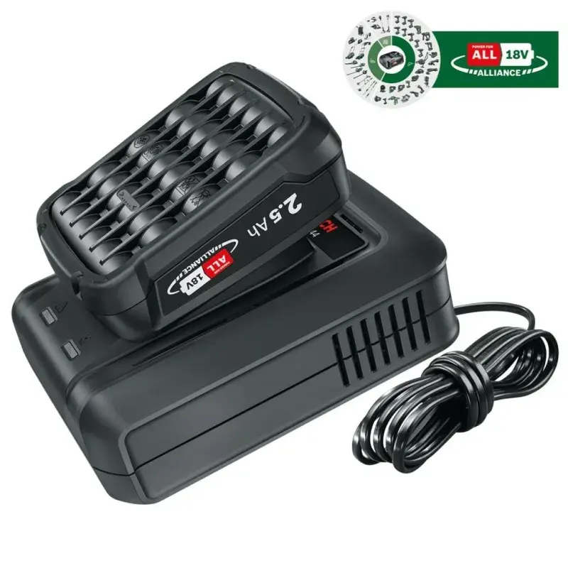 Bosch Başlangıç Seti 18V (1x 2,5 Ah + AL 18V-44) ürün görseli
