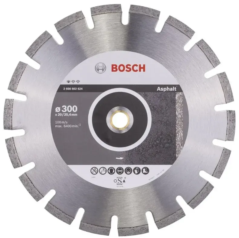 Bosch Elmas kesme Diski Standart Asfalt İçin 300 mm ürün görseli