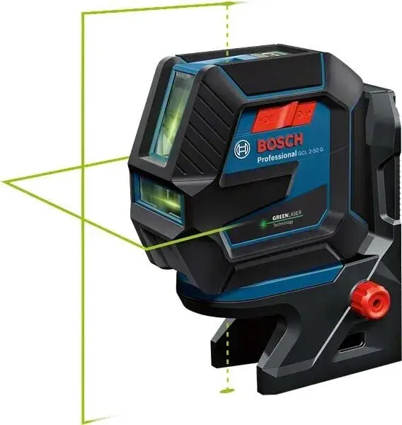 Bosch GCL 2-50G Çizgi Lazer+RM10+Tavan kıskac ürün görseli
