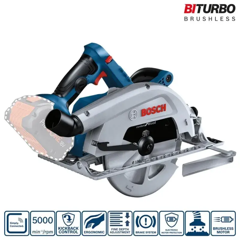 Bosch GKS 18V-68 C Akülü Daire Testere (SOLO) ürün görseli