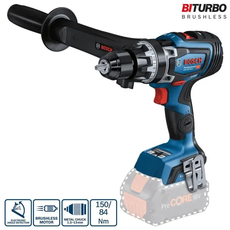 Bosch GSB 18V-150 C Aküsüz Darbeli Vidalama Makinesi ürün görseli