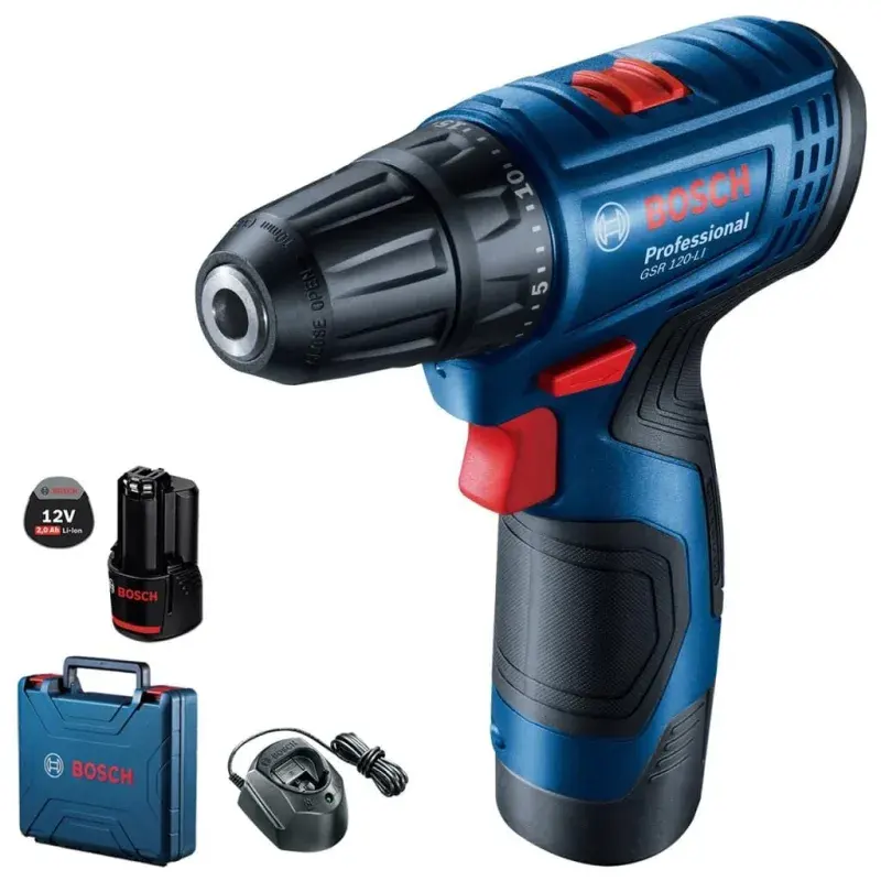 Bosch GSR 120-LI (2x2.0 Ah; Plastik) Vidalama Makinesi ürün görseli