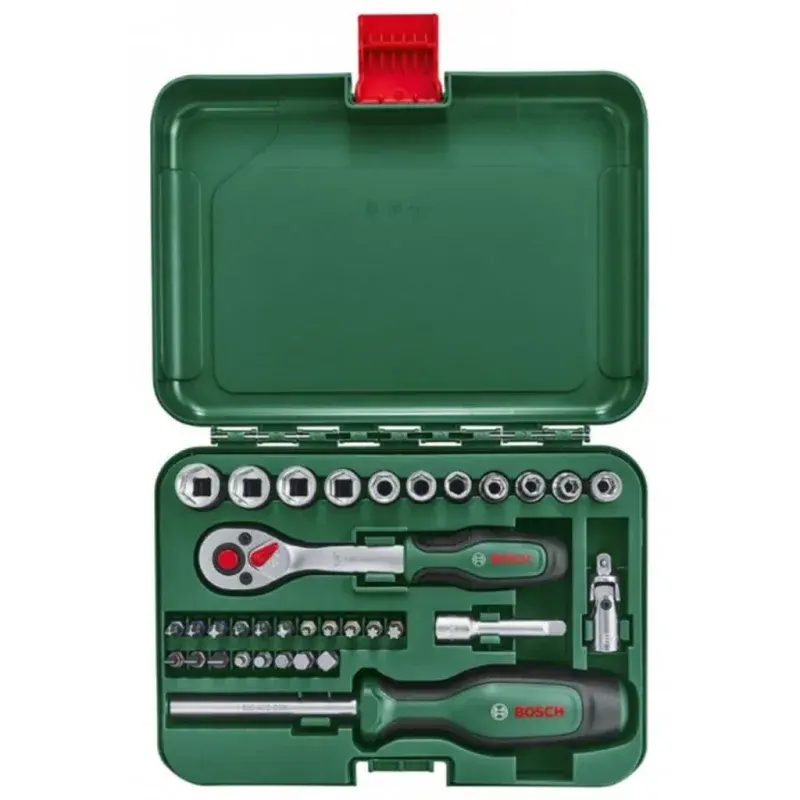 Bosch 1600A02BY1 34 Parça Cırcırlı Tornavida ve Lokma Takımı ürün görseli