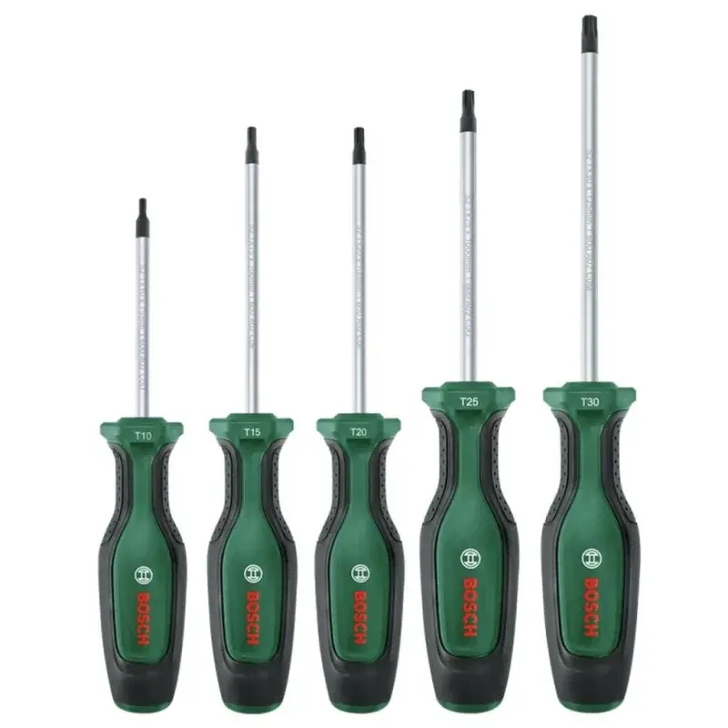 Bosch Home and Garden Torx Tornavida Seti 5 Parça ürün görseli