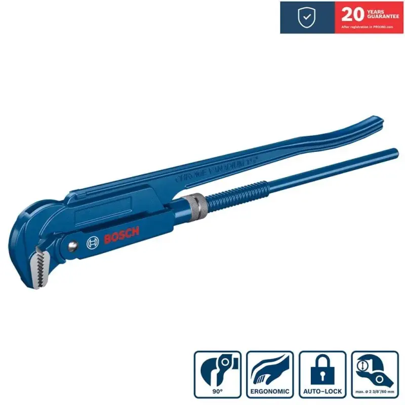 Bosch Professional 1.5'' - 420mm Maşalı Boru Anahtarı ürün görseli