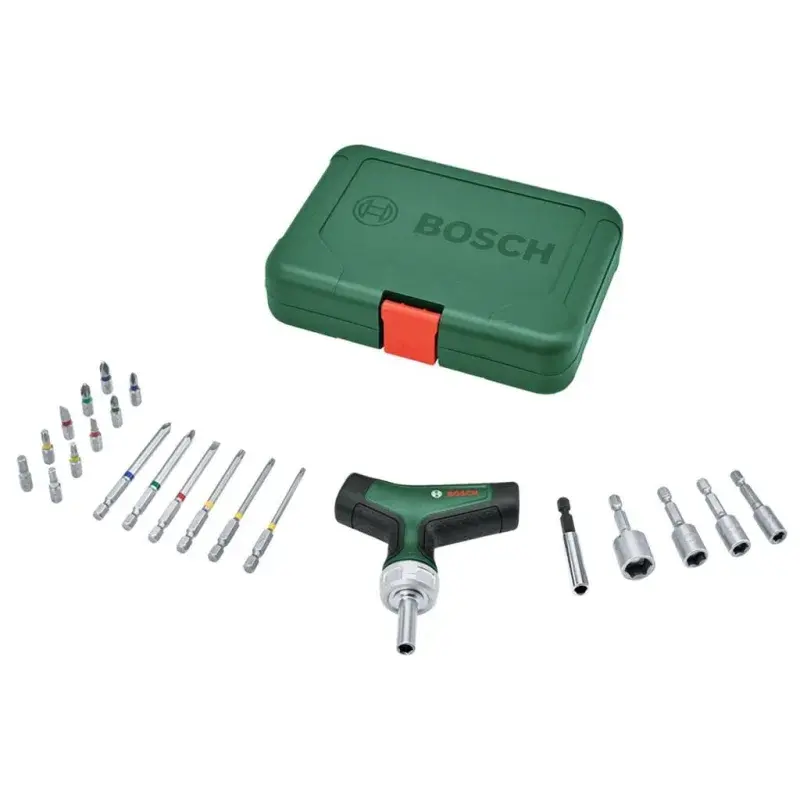 Bosch T Tipi Cırcırlı Tornavida Seti 22 Parça ürün görseli