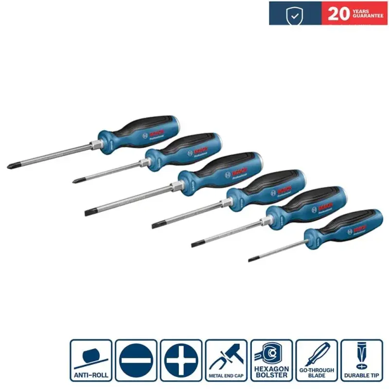 Bosch 1600A016BF Tornavida Seti 6 parça SL/PH ürün görseli