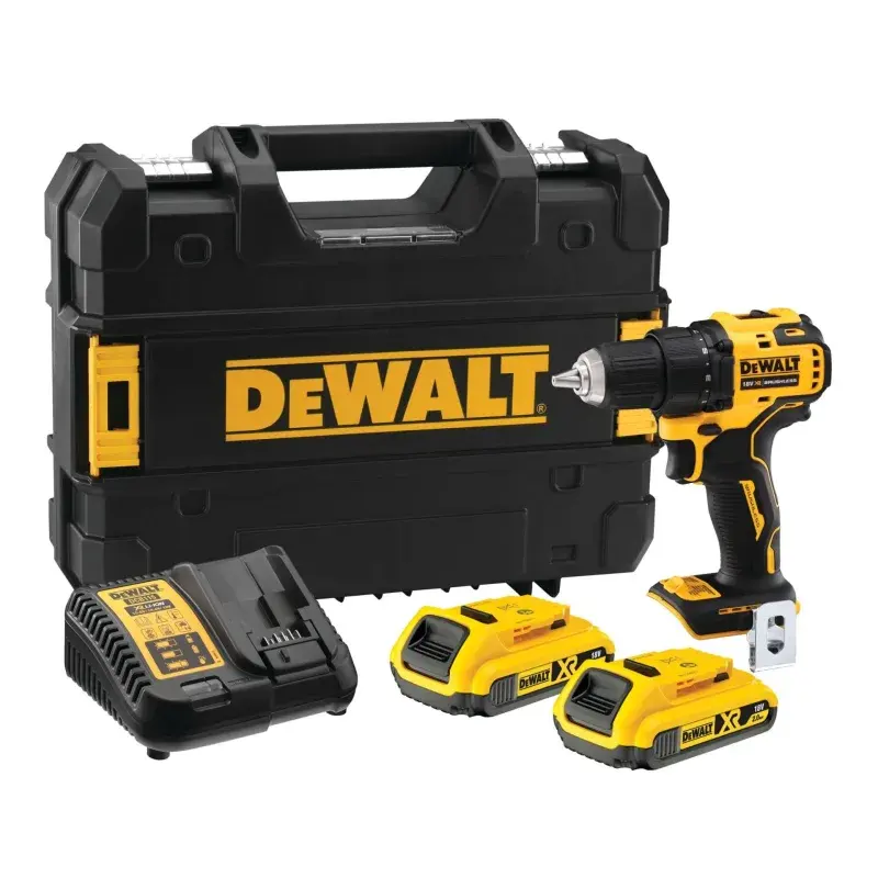 Dewalt DCD708D2T 18V 2.0Ah Kompakt Kömürsüz Akülü Darbesiz Matkap ürün görseli