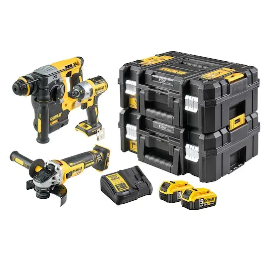 Dewalt DCK305P2T-QW 18V 5 Ah. Kömürsüz Makine Seti ürün görseli