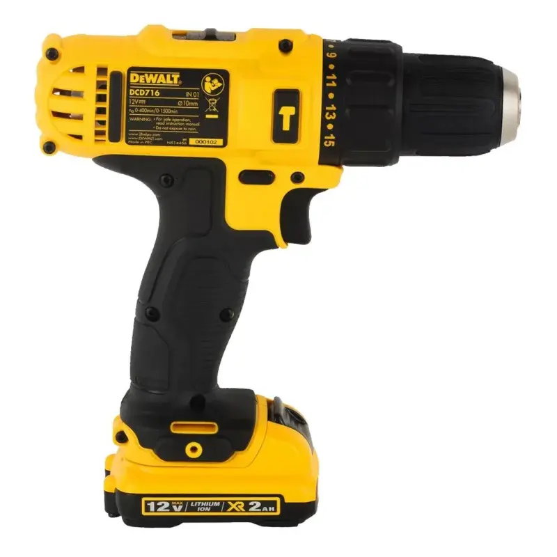Dewalt DCD716D2 Şarjlı Darbeli Matkap Vidalama 10. ürün görseli