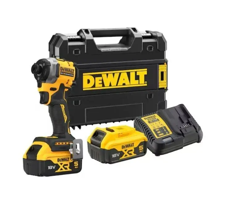 Dewalt DCF850P2T 18V 5.0AH Li-ion Kömürsüz Çift Akülü Darbeli Tornavida ürün görseli