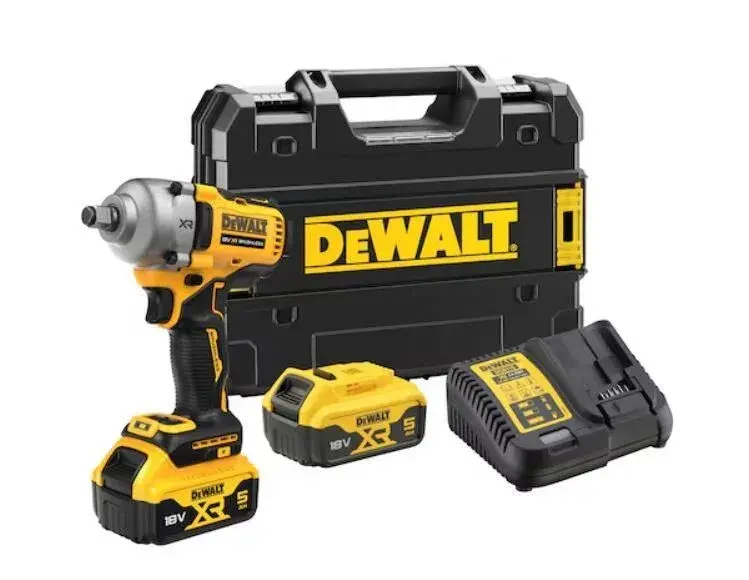 Dewalt DCF891P2T 18V 5.0AH Li-ion Kömürsüz Çift Akülü Somun Sıkma ürün görseli
