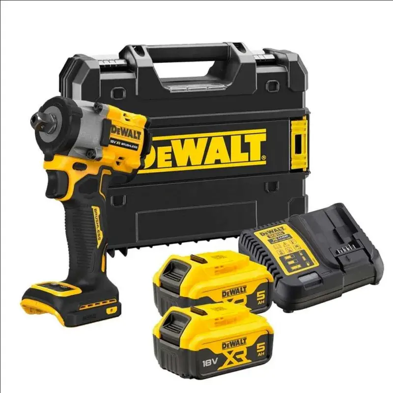 Dewalt DCF922P2T 18V 5.0AH Li-ion Kömürsüz Çift Akülü Somun Sıkma ürün görseli