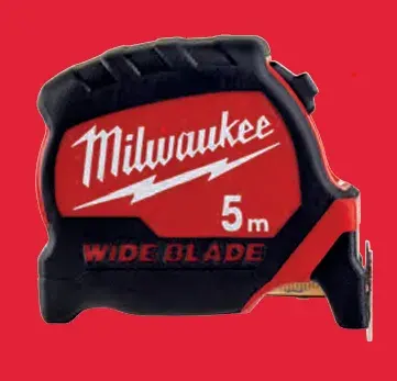Milwaukee Premium Birinci Sınıf Geniş Bantlı 5 M Şerit Metre ürün görseli
