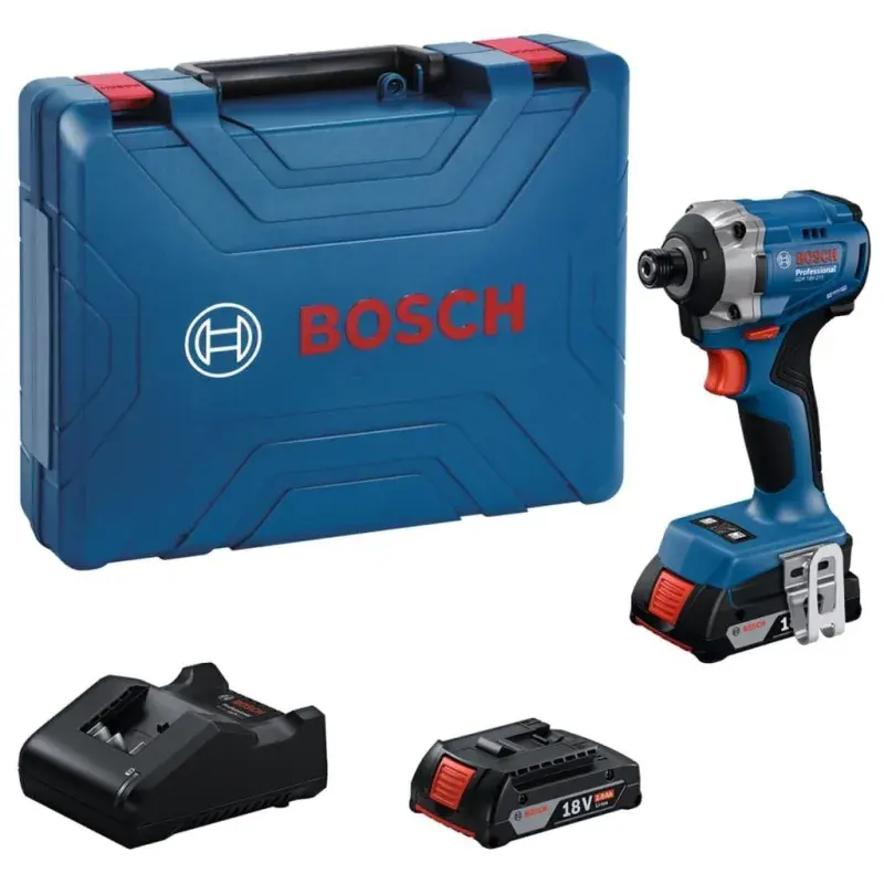 Bosch Gdr 18V-215 Akülü Darbeli Vidalama 2.0 Ah Çift Akülü ürün görseli