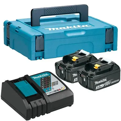 Makita 1830B DC18RC Akü Şarj Seti (2 Adet) ürün görseli