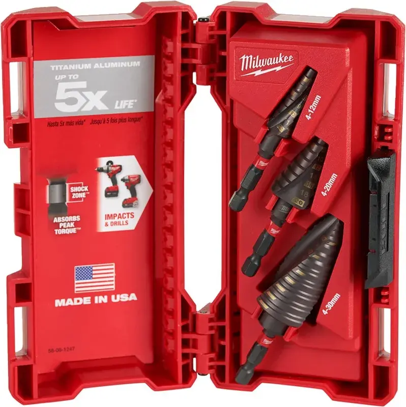 Milwaukee 3 Parça Kobalt Kademeli Matkap Ucu Seti ürün görseli