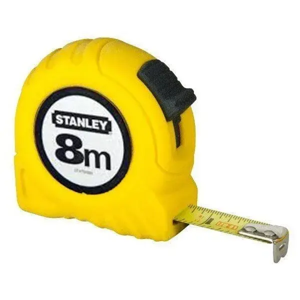 Stanley 1-30-457 Sarı Şerit Metre 8m 25mm ürün görseli
