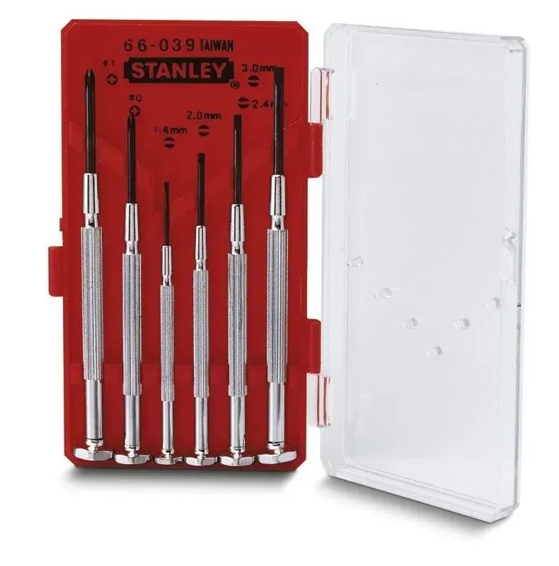 Stanley 1-66-039 6 Parça Saatçi Tornavida Takımı ürün görseli