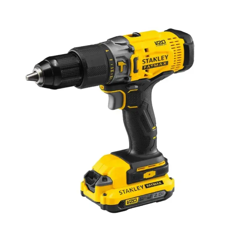 Stanley SBD715C2K 18V 1.5AH V20 Lityum Çift Akülü Kömürsüz Darbeli Matkap ürün görseli