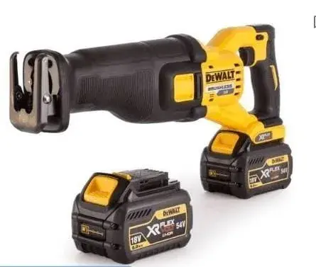 Dewalt DCS389T2 54V 2.0AH LI-ION Çift Akülü Kömürsüz Tilki Kuyruğu Testere ürün görseli