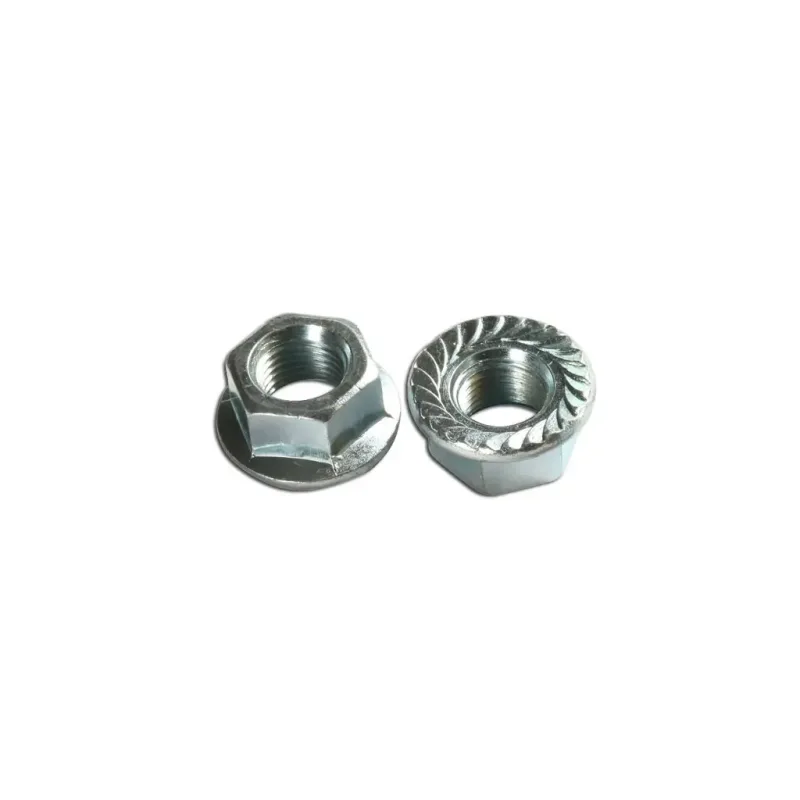 Civtec Cıvata DIN 6923 C8 Kalite Flanşlı Tırtıllı Çelik Somun Beyaz ürün görseli